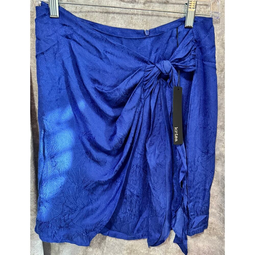 Krisa wrap mini skirt | Size XS | Made in the USA